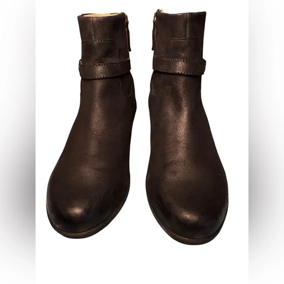 Dansko Black Leather Ankle Boots Size 39 - Picture 2 of 8